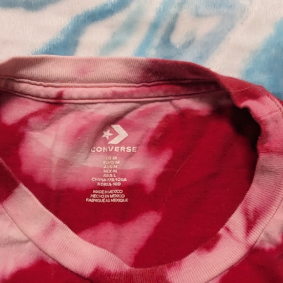 hand acid washed converse shirt med - Picture 3 of 4